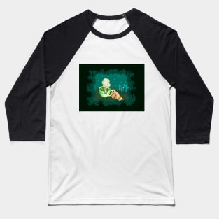 funky tea cup guy in caroline's tea cutscene with castle bg / stardew valley Baseball T-Shirt